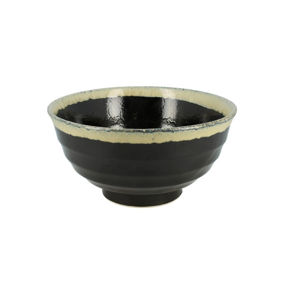 Ciotola in porcellana giapponese nera e turchese: un prodotto unico ed  elegante