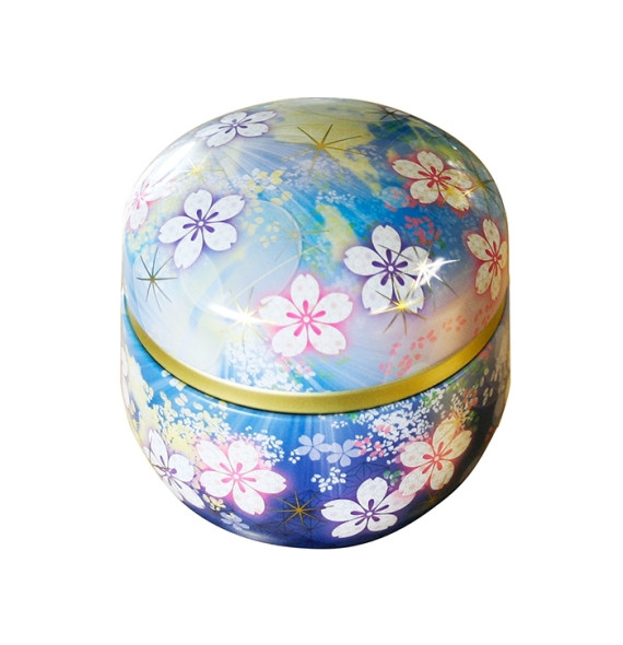 Conservez et décorez avec notre boîte à thé en fer blanc de 40 grammes avec des motifs floraux
