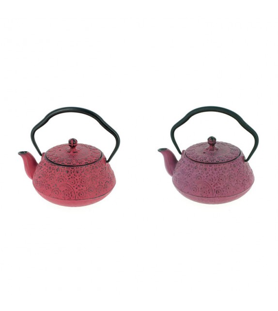 Teapot cast iron Japanese sakura