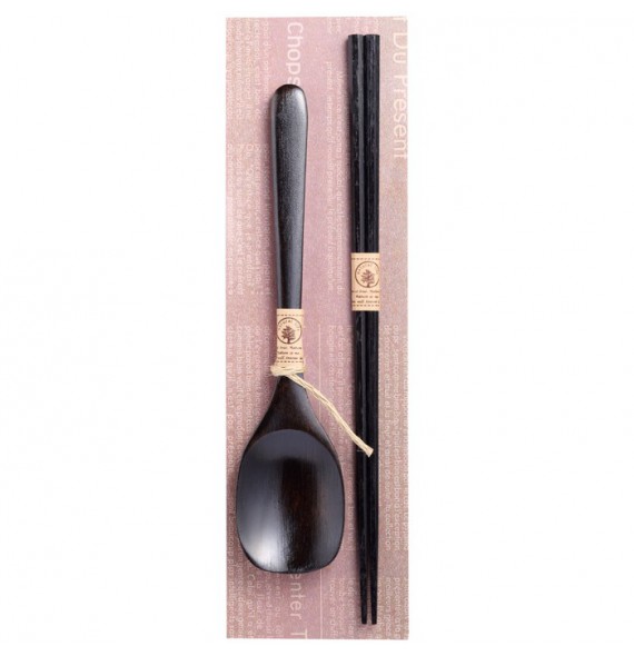 Set of spoon + chopstick